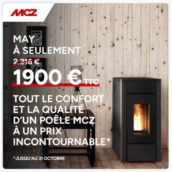 Offre rentrée 2024 MCZ RAY easy 7 kw