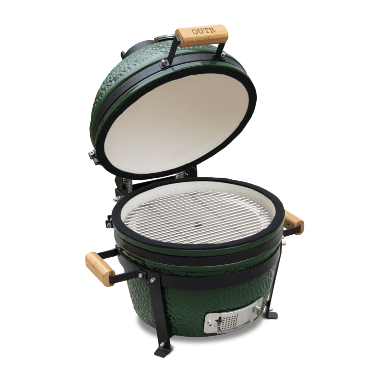 kamado villenave d’ornon en céramique grise.
